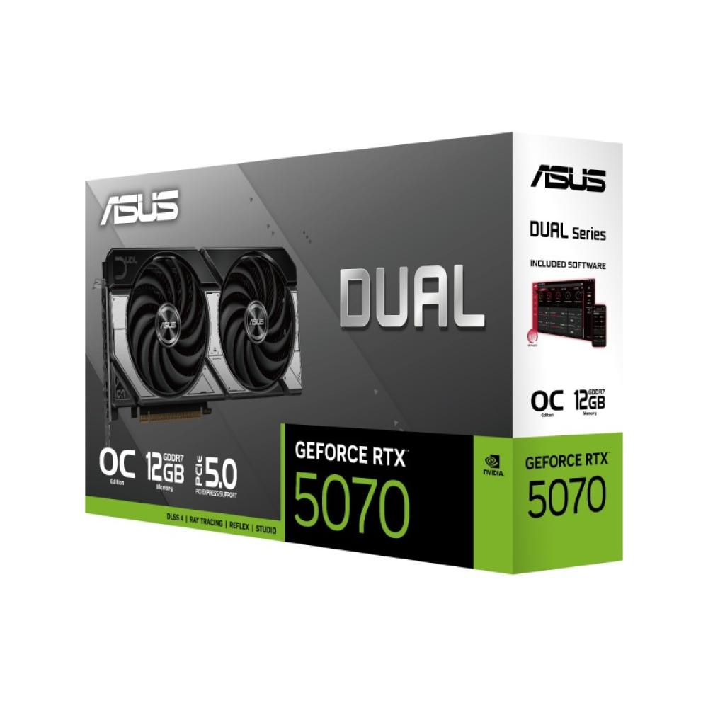 ASUS - Dual -RTX5070-O12G NVIDIA GeForce RTX 5070 12 GB GDDR7