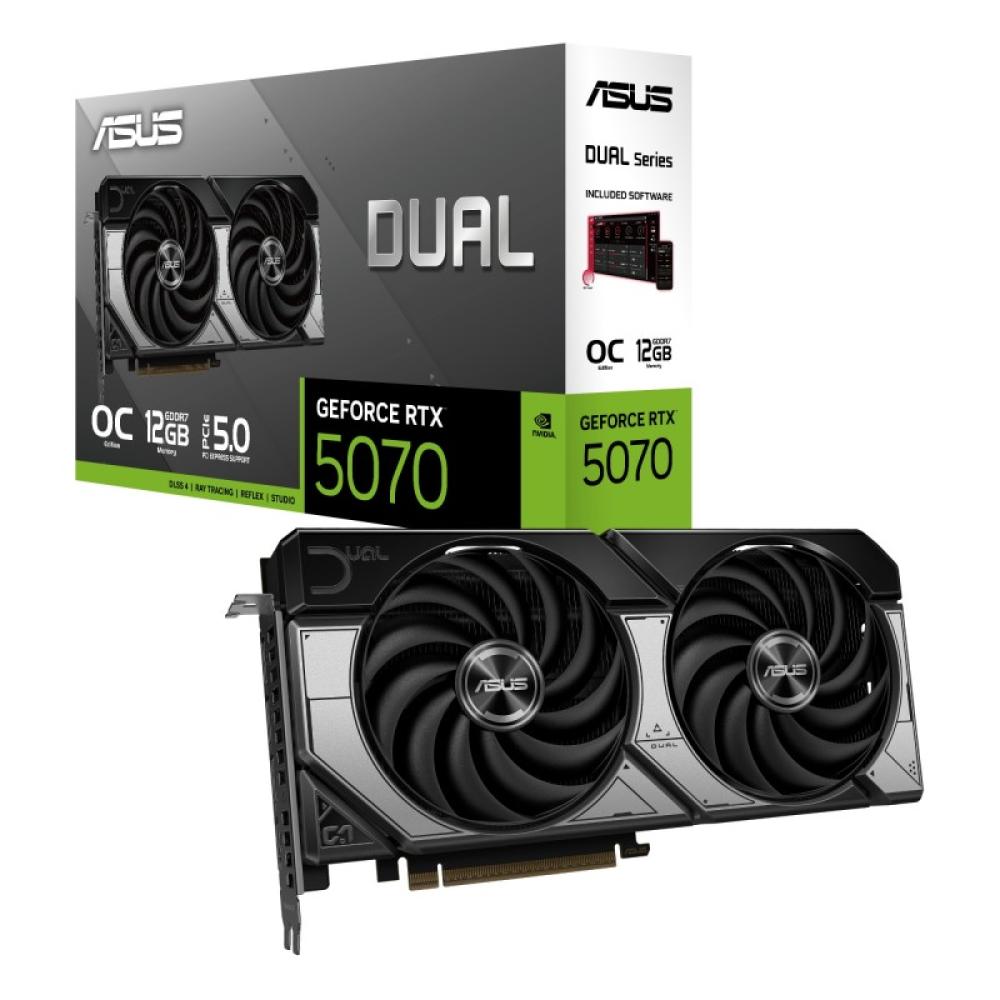 ASUS - Dual -RTX5070-O12G NVIDIA GeForce RTX 5070 12 GB GDDR7