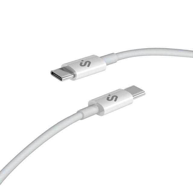 SUBBLIM - CABLE PLUS 100W C-C 2m WHITE