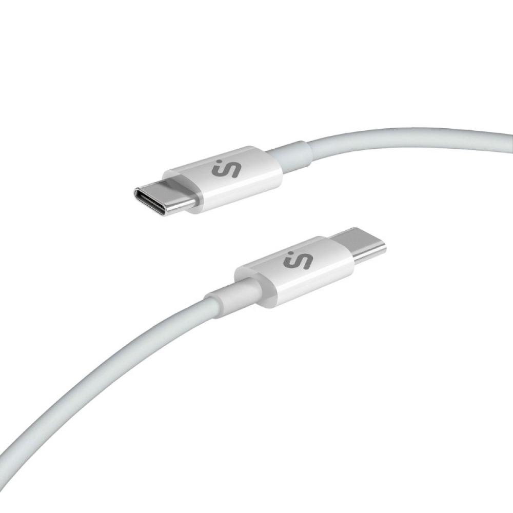 SUBBLIM - CABLE PLUS 100W C-C 2m WHITE