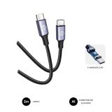 SUBBLIM - CABLE PLUS 100W C-C 2m BLACK