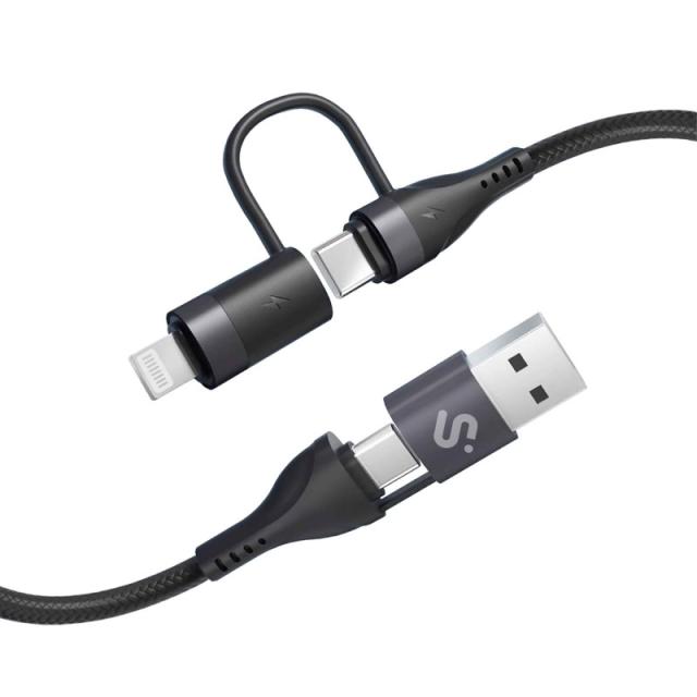SUBBLIM - CABLE TOP 4IN1 60W C-C-L-A 1m