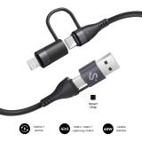 SUBBLIM - CABLE TOP 4IN1 60W C-C-L-A 1m