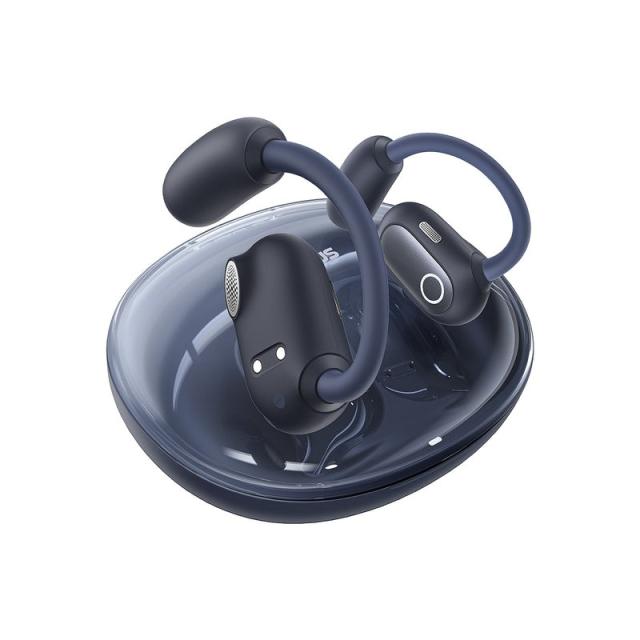 Baseus - Eli Sport 1 Auriculares Inalámbrico gancho de oreja Llamadas/Música USB Tipo C Bluetooth Negro