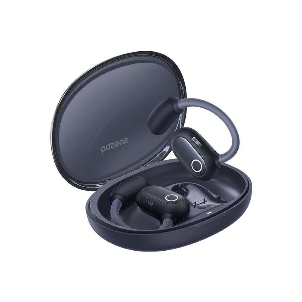 Baseus - Eli Sport 1 Auriculares Inalámbrico gancho de oreja Llamadas/Música USB Tipo C Bluetooth Negro
