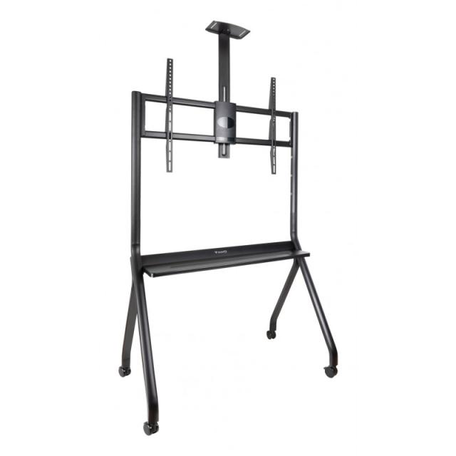 TooQ - iStar Soporte de Suelo con Ruedas para Pantallas 55"- 100", Negro