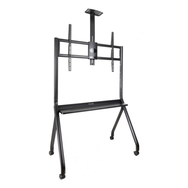 TooQ - iStar Soporte de Suelo con Ruedas para Pantallas 55"- 100", Negro