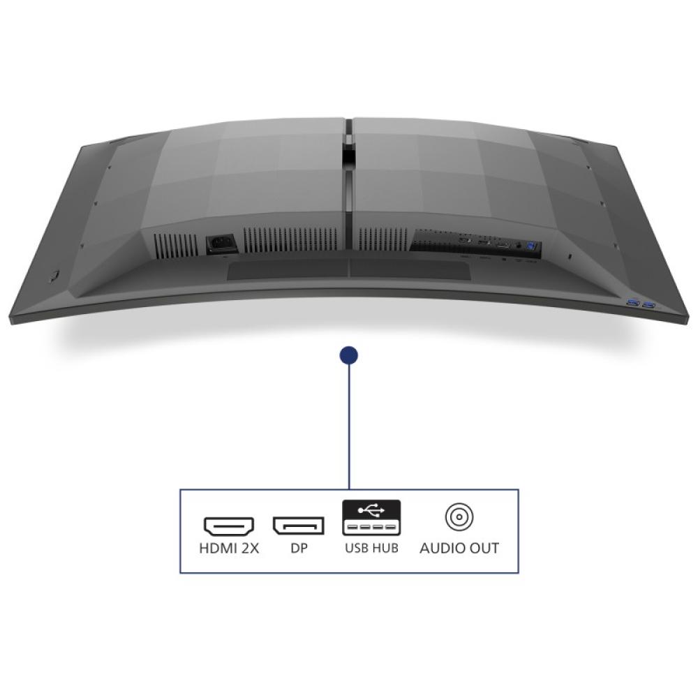 Philips - Evnia 34M2C6500/00 pantalla para PC 86,4 cm (34") 3440 x 1440 Pixeles Wide Quad HD QD-OLED Gris