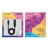 Nanocable - 10.01.1311 cable USB USB 3.2 Gen 1 (3.1 Gen 1) 5 m USB C Negro