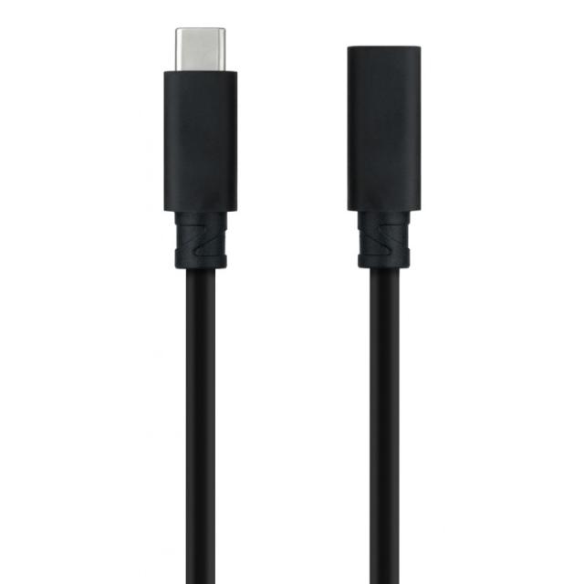 Nanocable - 10.01.4500 cable USB USB 3.2 Gen 2x2 0,5 m USB C Negro