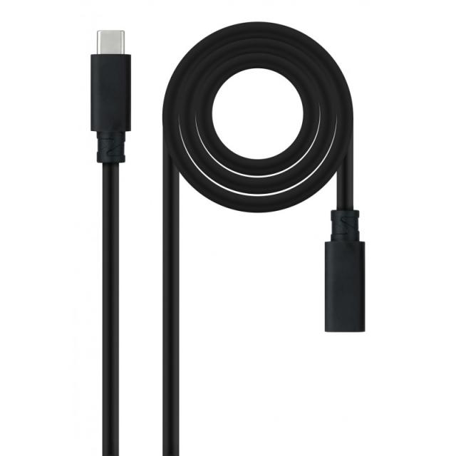 Nanocable - 10.01.4501 cable USB USB 3.2 Gen 2x2 1 m USB C Negro