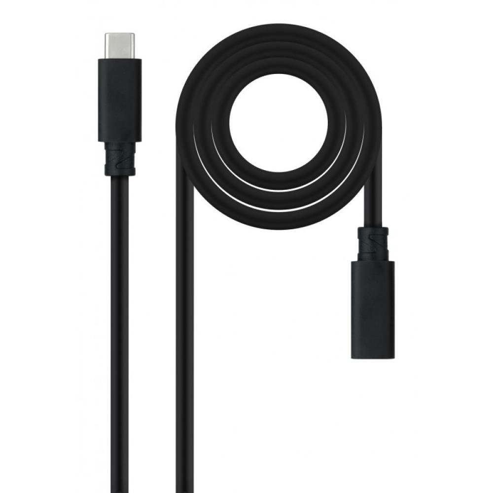 Nanocable - 10.01.4502 cable USB USB 3.2 Gen 2x2 2 m USB C Negro