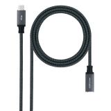 Nanocable - 10.01.4501-L150-COMB cable USB USB 3.2 Gen 2x2 1,5 m USB C Negro