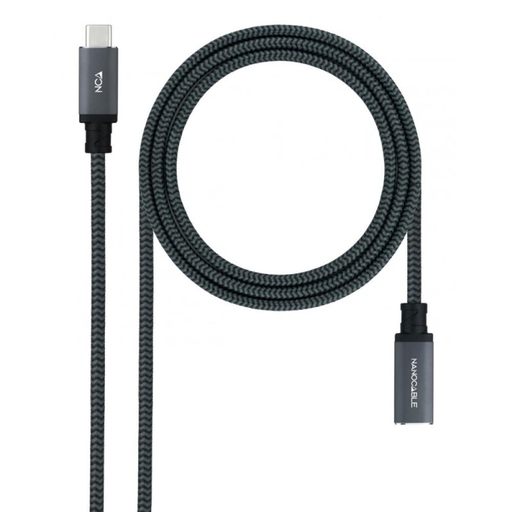 Nanocable - 10.01.4502-COMB cable USB USB 3.2 Gen 2x2 2 m USB C Negro