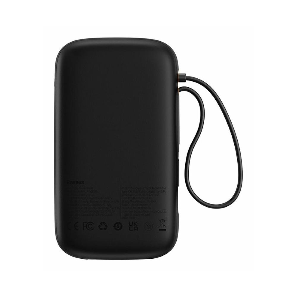 Baseus - QPow2 Polímero de litio 10000 mAh Negro