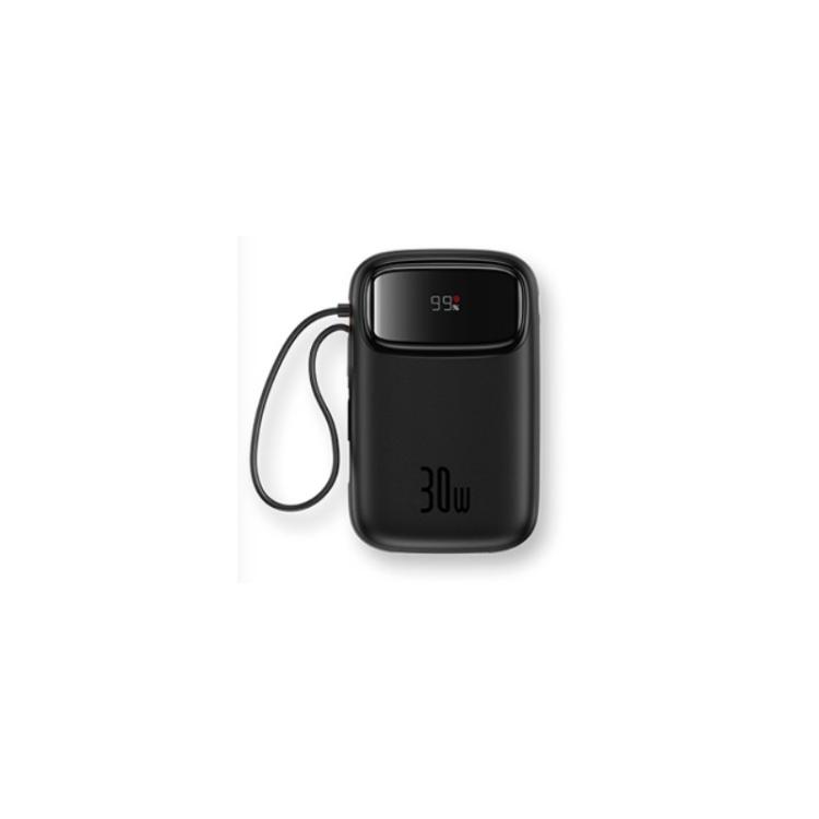 Baseus - Qpow 2 Polímero de litio 10000 mAh Negro