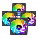 Mars Gaming - MFSI4KIT sistema de refrigeración para ordenador Carcasa del ordenador Ventilador 12 cm Negro