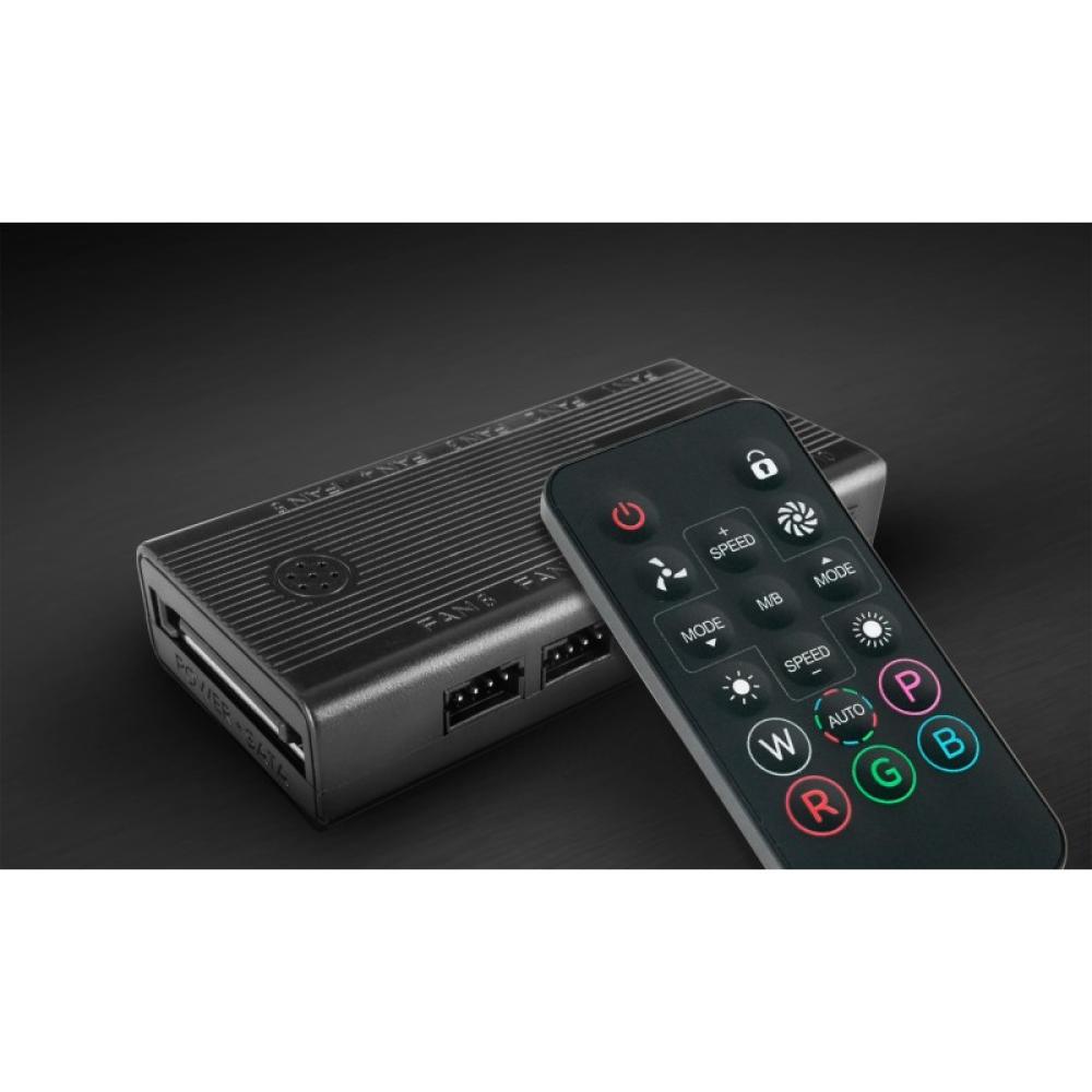 Mars Gaming - MFSI4KIT sistema de refrigeración para ordenador Carcasa del ordenador Ventilador 12 cm Negro