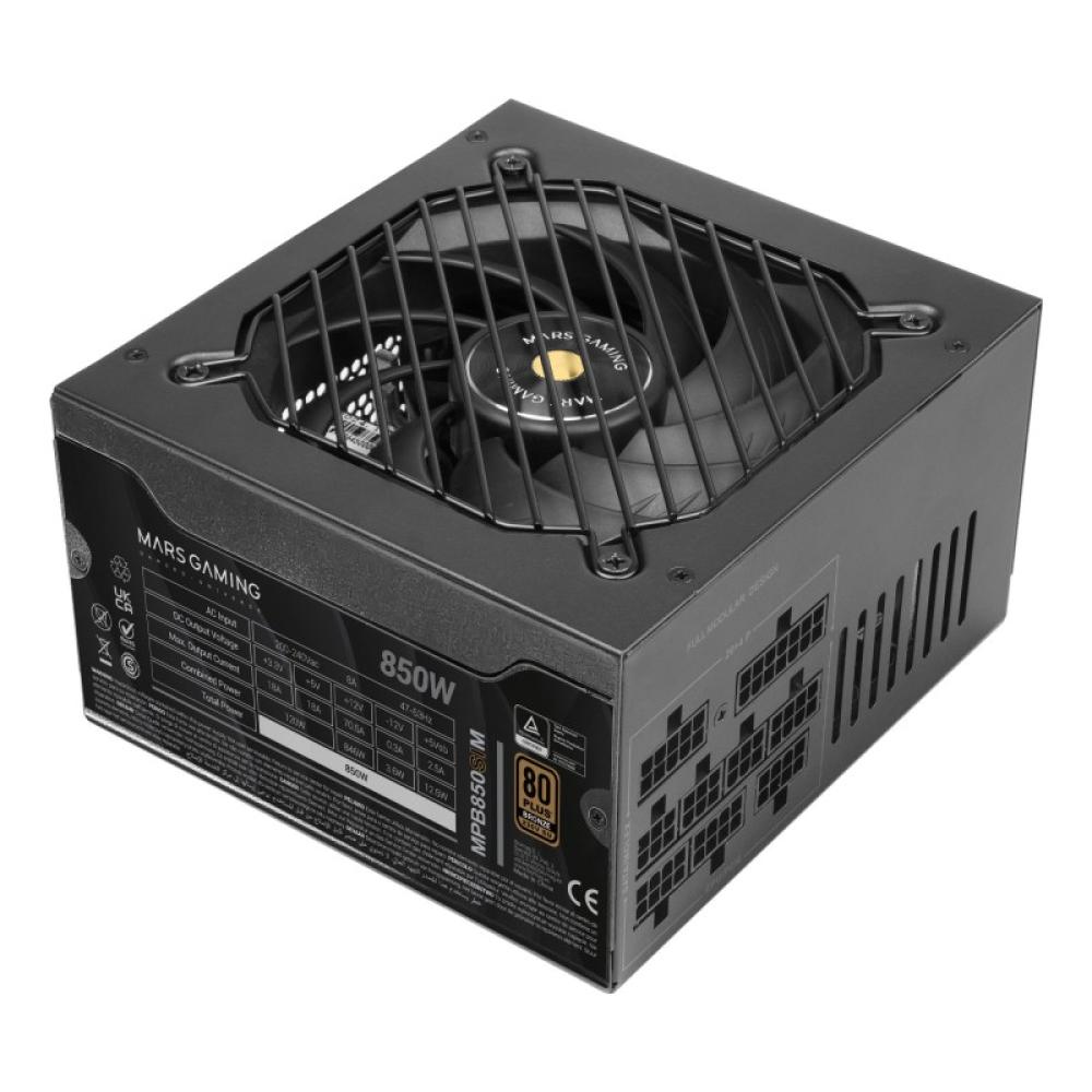 Mars Gaming - MPB850SIM unidad de fuente de alimentación 850 W 24-pin ATX ATX Negro