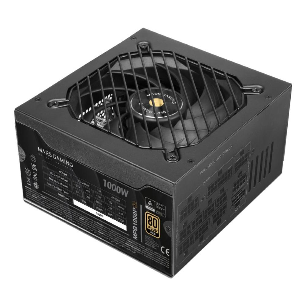 Mars Gaming - MPB1000PSI unidad de fuente de alimentación 1000 W 24-pin ATX ATX Negro