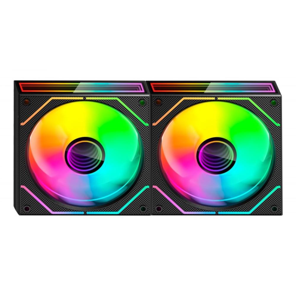 Mars Gaming - MF3DPROX2 sistema de refrigeración para ordenador Carcasa del ordenador Ventilador 12 cm Negro