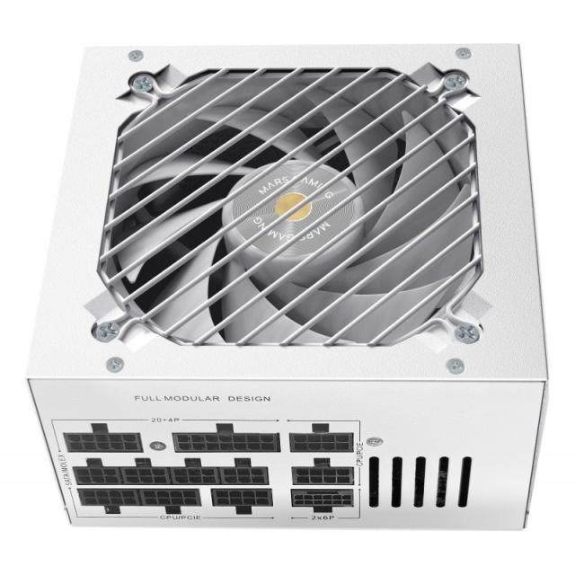 Mars Gaming - MPB1000SIMW unidad de fuente de alimentación 1000 W 24-pin ATX ATX Blanco
