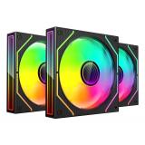 Mars Gaming - MF3DPROKIT sistema de refrigeración para ordenador Carcasa del ordenador Ventilador 12 cm Negro