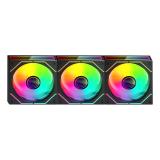 Mars Gaming - MF3DPROKIT sistema de refrigeración para ordenador Carcasa del ordenador Ventilador 12 cm Negro