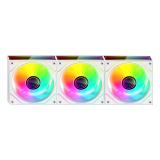 Mars Gaming - MF3DPROKITW sistema de refrigeración para ordenador Carcasa del ordenador Ventilador 12 cm Blanco