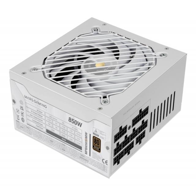 Mars Gaming - MPB850SIMW unidad de fuente de alimentación 850 W 24-pin ATX ATX Blanco