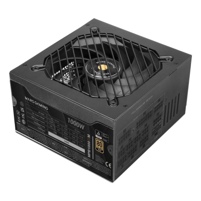 Mars Gaming - MPB1000SIM unidad de fuente de alimentación 1000 W 24-pin ATX ATX Negro