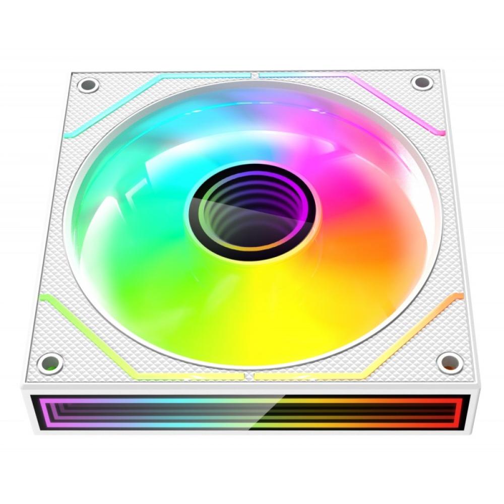 Mars Gaming - MF3DPROX2RW sistema de refrigeración para ordenador Carcasa del ordenador Ventilador 12 cm Blanco