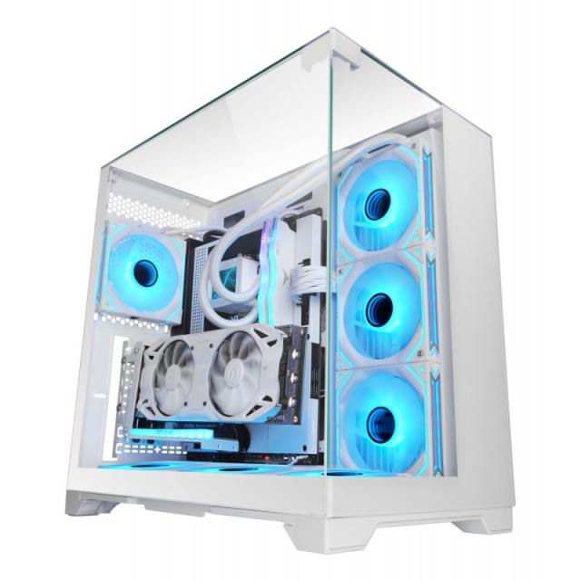 Mars Gaming - MCVISIONW carcasa de ordenador Midi Tower Blanco