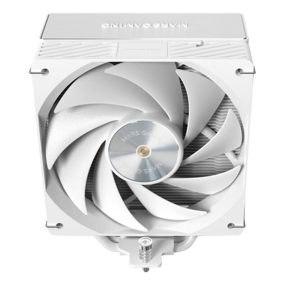 Mars Gaming - MCPUX5W sistema de refrigeración para ordenador Procesador Refrigerador de aire 12 cm Blanco 1 pieza(s)