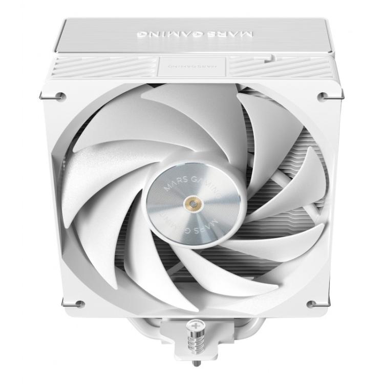 Mars Gaming - MCPUX5W sistema de refrigeración para ordenador Procesador Refrigerador de aire 12 cm Blanco 1 pieza(s)