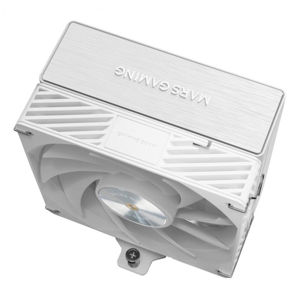 Mars Gaming - MCPUX5W sistema de refrigeración para ordenador Procesador Refrigerador de aire 12 cm Blanco 1 pieza(s)