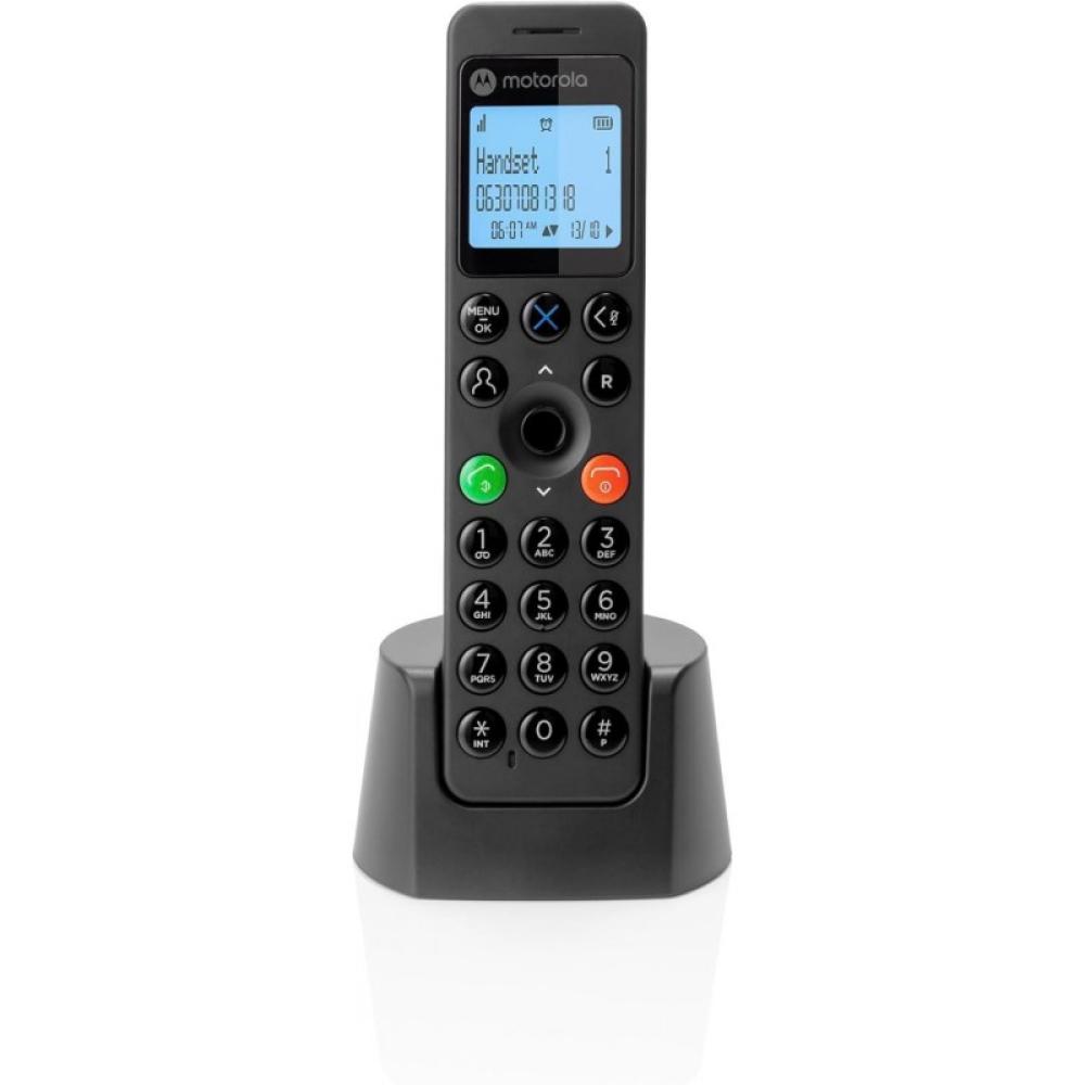 Motorola - DOT201 Teléfono DECT Identificador de llamadas Negro