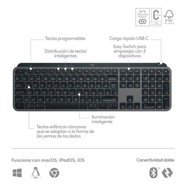 Logitech - MX Keys S - 920-011577
