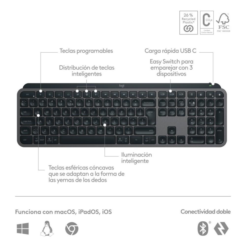 Logitech - MX Keys S - 920-011577