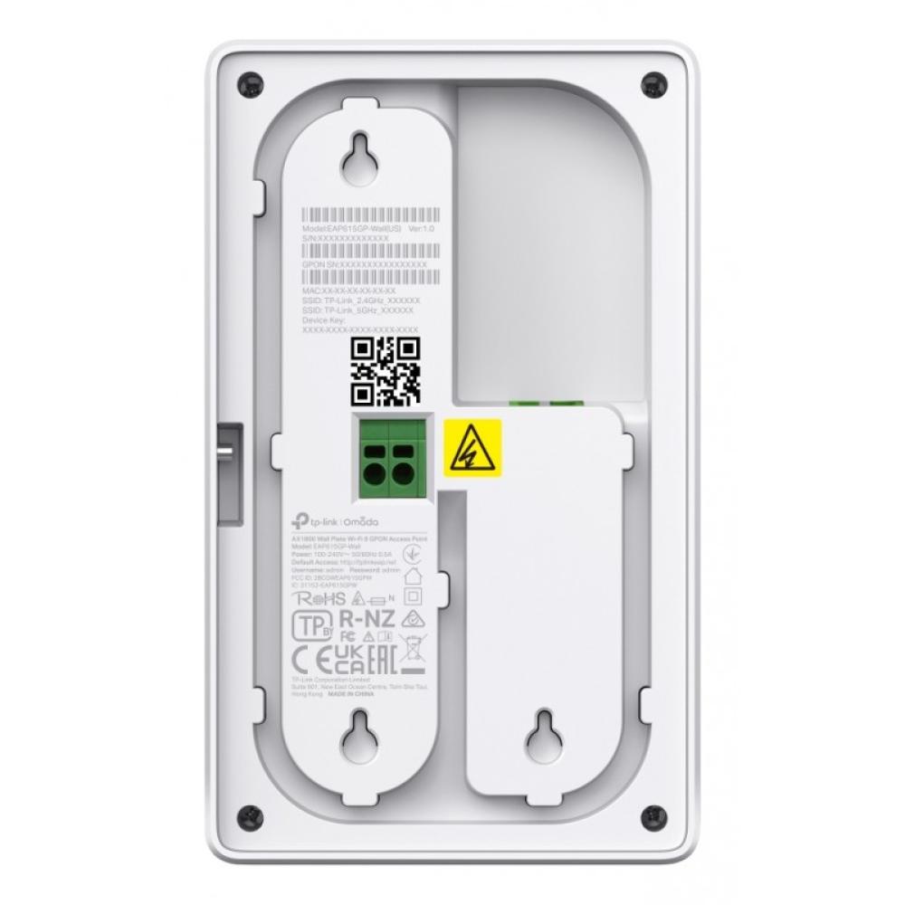 TP-Link - Omada EAP625GP-WALL punto de acceso inalámbrico 1201 Mbit/s Blanco Energía sobre Ethernet (PoE)