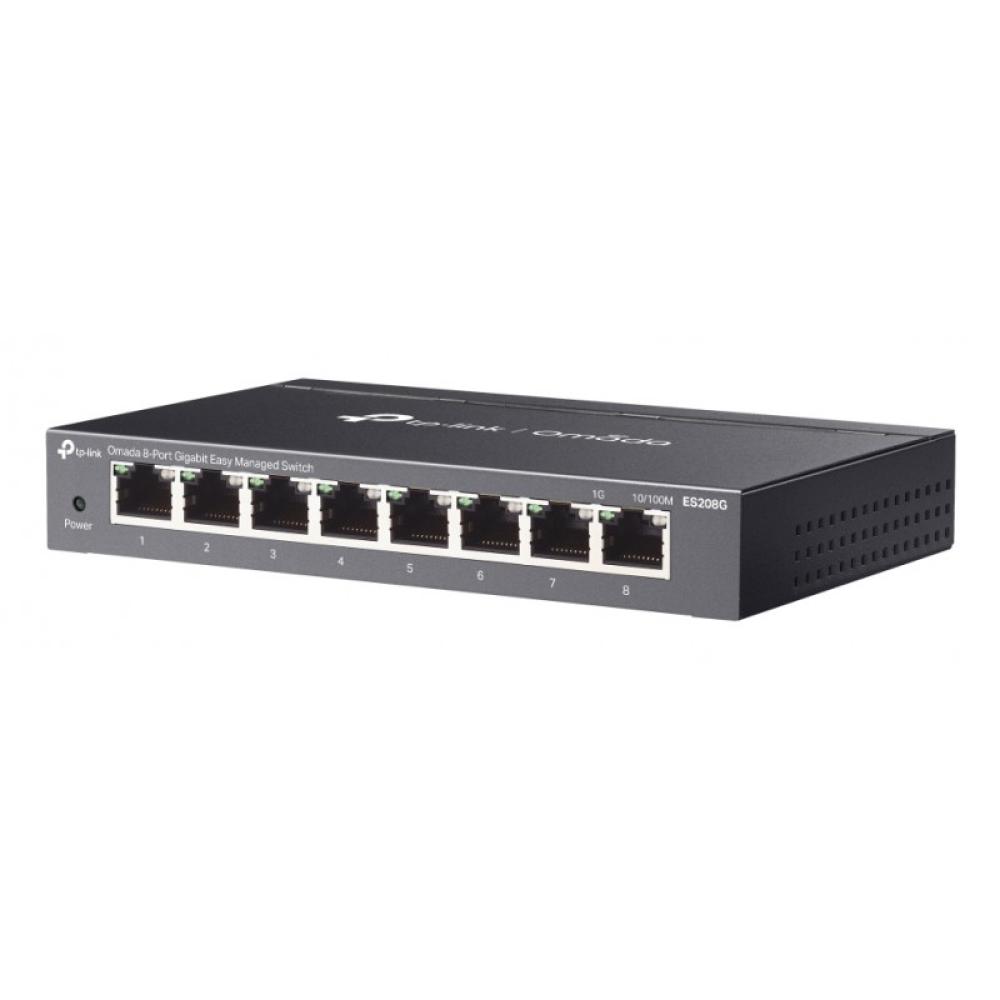TP-Link - Omada ES208G switch Gestionado L2 Gigabit Ethernet (10/100/1000) Negro