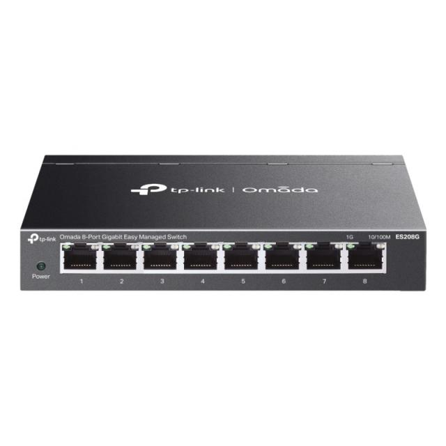 TP-Link - Omada ES208G switch Gestionado L2 Gigabit Ethernet (10/100/1000) Negro