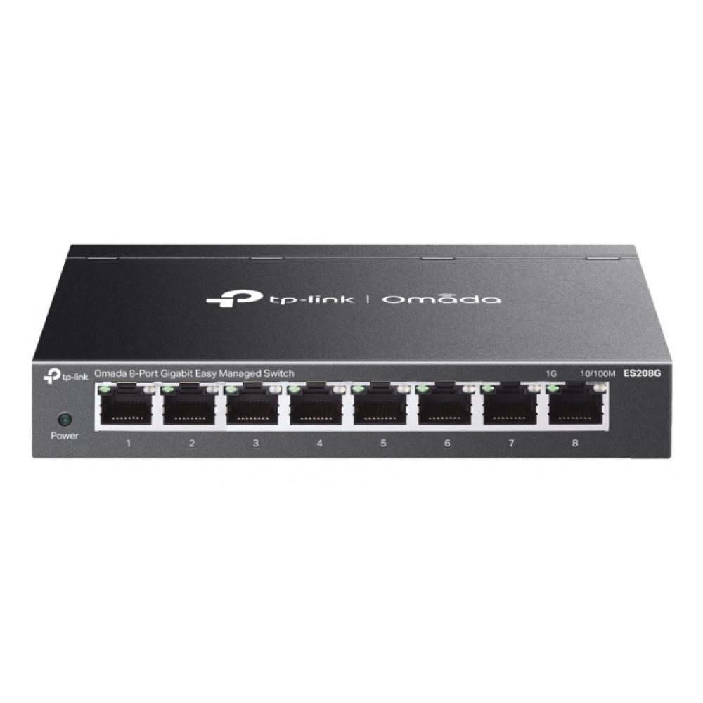 TP-Link - Omada ES208G switch Gestionado L2 Gigabit Ethernet (10/100/1000) Negro