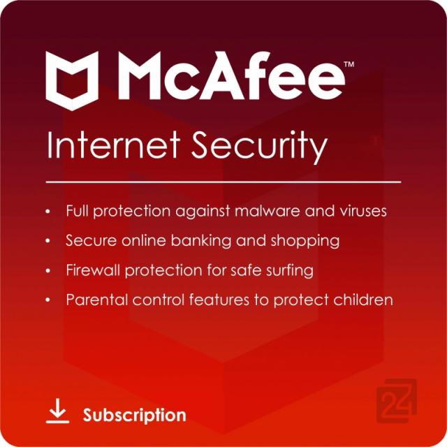 PINBOX - ESD McAfee Internet Security 5 Dispositivos Licencia Electronica
