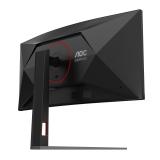 AOC - G4 CU34G4 pantalla para PC 86,4 cm (34") 3440 x 1440 Pixeles Wide Quad HD LED Negro, Rojo