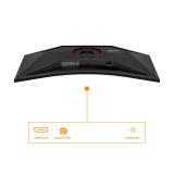 AOC - G4 CU34G4 pantalla para PC 86,4 cm (34") 3440 x 1440 Pixeles Wide Quad HD LED Negro, Rojo