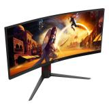 AOC - G4 CU34G4 pantalla para PC 86,4 cm (34") 3440 x 1440 Pixeles Wide Quad HD LED Negro, Rojo