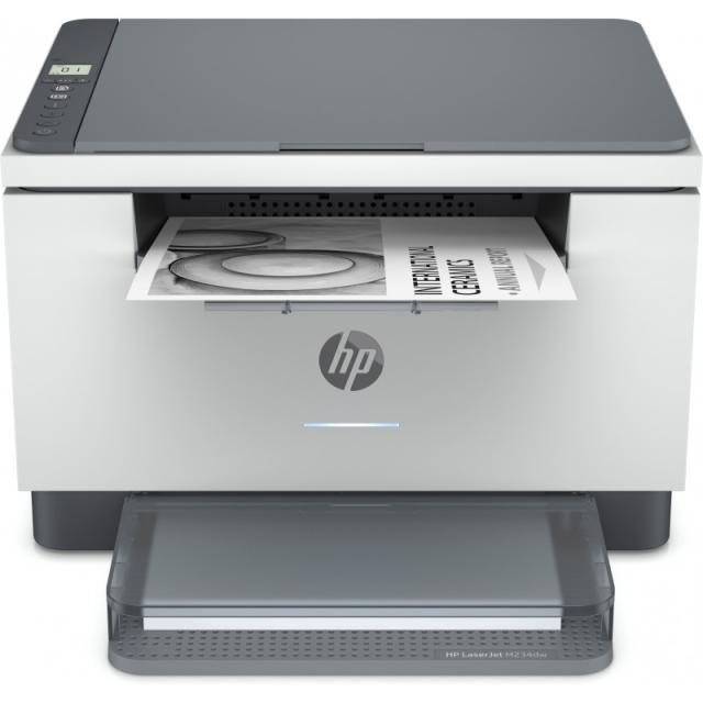 HP - LaserJet M234dw Inalámbrico Multifunction Blanco y negro Impresora, Fotocopiadora, escáner Dúplex