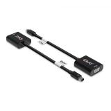 CLUB3D - CAC-2113 adaptador de cable de vídeo 0,228 m Mini Displayport VGA Negro