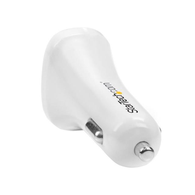 StarTech.com - USB2PCARWHS cargador de dispositivo móvil Universal Blanco Encendedor de cigarrillos Auto